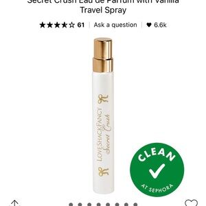 NIB loveshackfancy secret crush